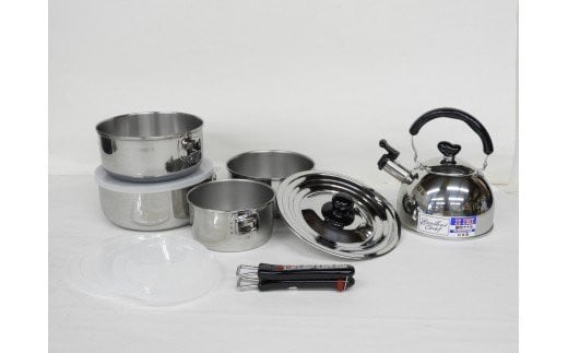 ロイヤル ワンタッチクッカー4点 & エクセレント 笛吹ケトル1.8L セット FC016153