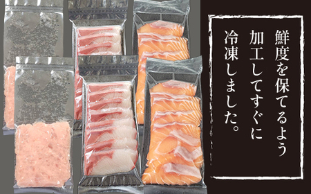 海鮮丼の具！ ネギトロ 2人前 & サーモン 2人前 & 黒瀬ぶり 2人前 ／ 刺身 ぶり 冷凍 食べ比べ 【十六家】