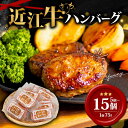 【ふるさと納税】 近江牛 ハンバーグ 75g×15個 ～1125g 数量限定 冷凍 （ 5個 15個 近江小判 ハンバーグ ギフト 肉 牛肉 和牛 黒毛和牛 贈答 ハンバーグ ブランド ハンバーグ 贈り物 自宅用 大人気 ハンバーグ 好評 神戸牛 松阪牛 に並ぶ 日本三大和牛 滋賀県 竜王町 岡喜）