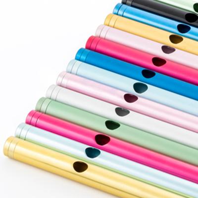 ふるさと納税 磐田市 洒楽斎「SYARAKUSAI」アルミ製横笛(青　つやあり) |  | 02