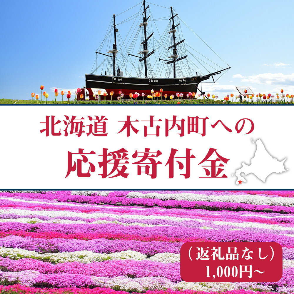 【ふるさと納税】北海道 木古内町☆応援寄付金☆ 選べる応援寄付金【返礼品なし】北海道ふるさと納税 木古内町 ふるさと納税 北海道 寄付のみ 返礼品なし