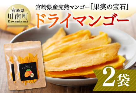 宮崎県産完熟マンゴー（果実の宝石）ドライマンゴー2袋 マンゴー 果物