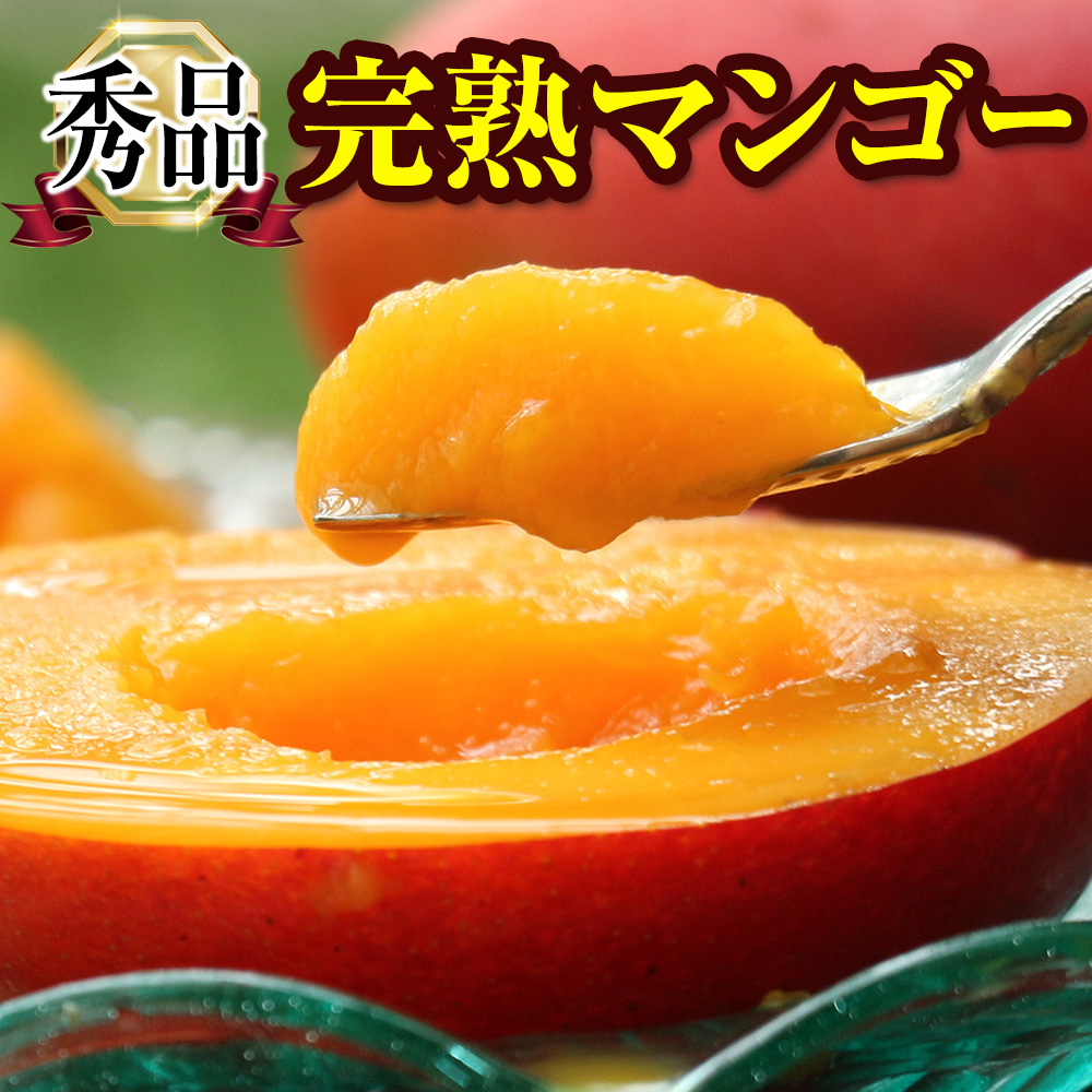 【2025年発送】「秀品」丹精込めた完熟マンゴー1.5kg　3玉～5玉_イメージ3