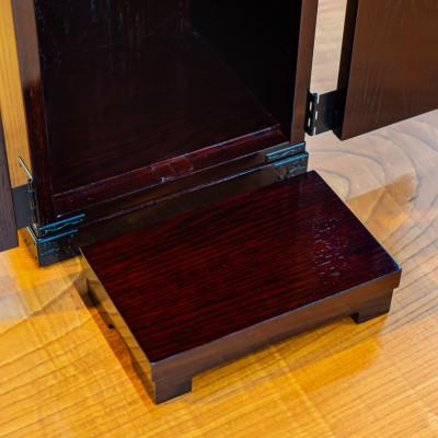 ふるさと納税 利府町 仙台箪笥 仙台厨子 二枚扉 拭き漆調 |  | 02