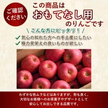 【26年11月から順次発送!】青森県産 りんご 葉とらずサンふじ おもてなし用 約5kg【配送不可地域：沖縄県】【1735532】