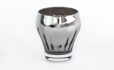 Jewelry・Glass／日本酒グラスセット 白銀 【ガラス 強化ガラス チタン】 食器 キッチン用品 2個 職人 手仕事 機能 造形美 ペア マイルド 深み 香り 香気 風味 甘味 際立たせる お