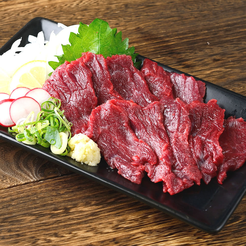 【ふるさと納税】馬刺し赤身 計約200g（約50g×4パック） 熊本直送 馬刺し 馬刺 馬肉 お肉 赤身 たれ・生姜付き おつまみ 晩酌 お酒のお供 冷凍 熊本県 熊本市 送料無料