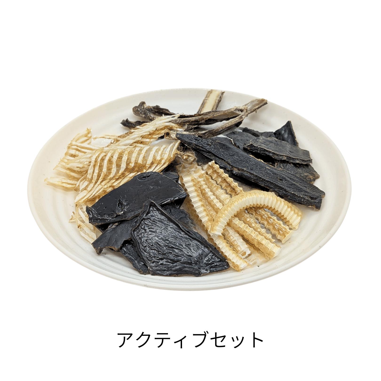 &WAN Kitchenペットおやつセット（毎月変わるお楽しみセット）（肉・内蔵系ジャーキー×3種、骨系ジャーキー×2種） SMU021