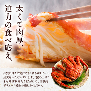 たらばがに（脚肉）1肩 約800g【er001-046】ボイル済み 魚介 海鮮 海産物 人気 カニ かに タラバガニ 足