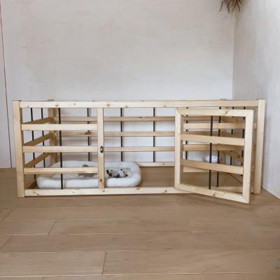 ふるさと納税 入間市 【サイズオーダー可】ビスなしで安心!　ペット　ケージ　サークル　na254 |  | 02