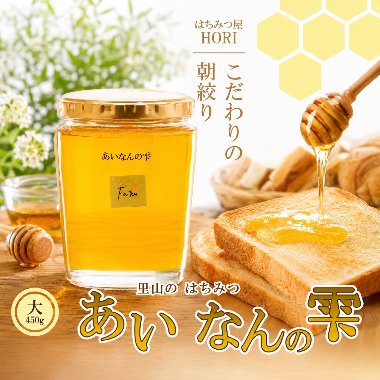 【ふるさと納税】 国産 天然 里山 はちみつ 蜂蜜 450g あいなんの雫 純粋 朝しぼり 濃厚 熟成 贈答 ギフト 瓶 愛南町産 高品質 発送時期:2026年5月〜(なくなり次第終了)