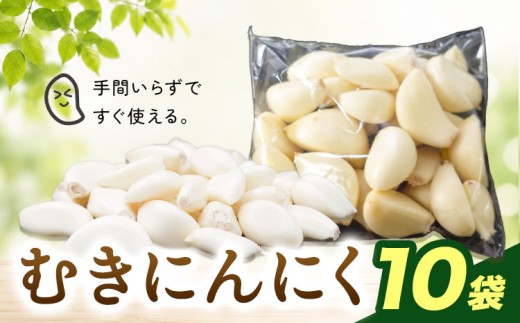 むきにんにく10袋セット 野菜 ガーリック 栄養 料理 詰め合わせ 《30日以内に出荷予定(土日祝除く)》株式会社ANELA GROW