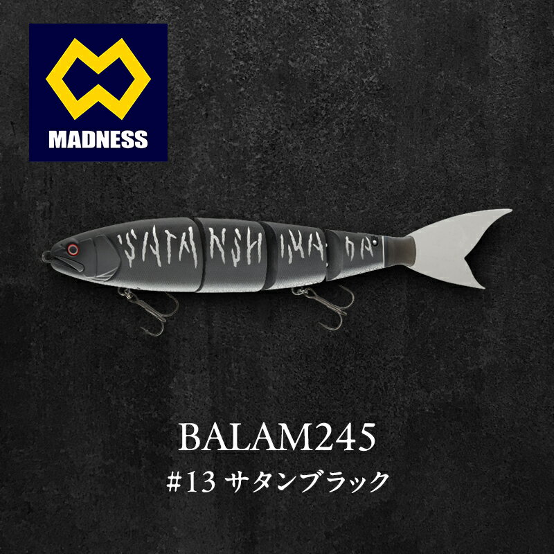 【ふるさと納税】BALAM245 #13 サタンブラック | 釣り ルアー 釣り具 スポーツ 雑貨 日用品　お届け：お盆および年末年始休暇除く
