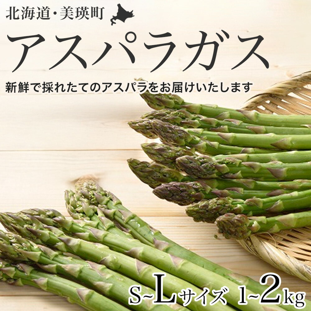 【ふるさと納税】【先行予約！令和8年産】グリーンアスパラ おおとり | グリーン アスパラ アスパラガス ぐりーん あすぱら あすぱらがす 北海道 美瑛 美瑛町 北海道産 びえい 美瑛産 L～Sサイズ L～Mサイズ Lサイズ 1kg 2kg 採れたて 新鮮 旬 産地直送 野菜[014-107]