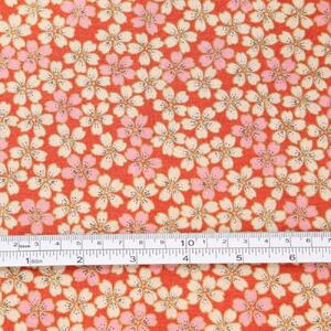 【ネイビー】紀州晒 紀州和晒 シーチング コットン 綿 綿100% 生地 布  民芸シリーズ 和柄 花柄 小柄 小桜文様 和風 WAGARA おしゃれ ハンドメイド 手芸 手作り 3m 約110cm