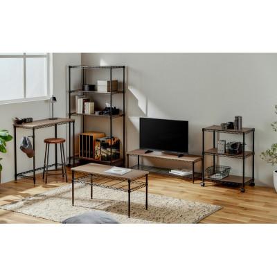 ふるさと納税 大河原町 カラーメタルラック ローボード CML-10302 ブラック アイリスオーヤマ[53753288] |  | 03