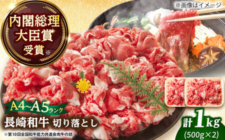 長崎和牛 切り落とし 1kg (500g×2） [DBS006] 切り落とし 牛肉