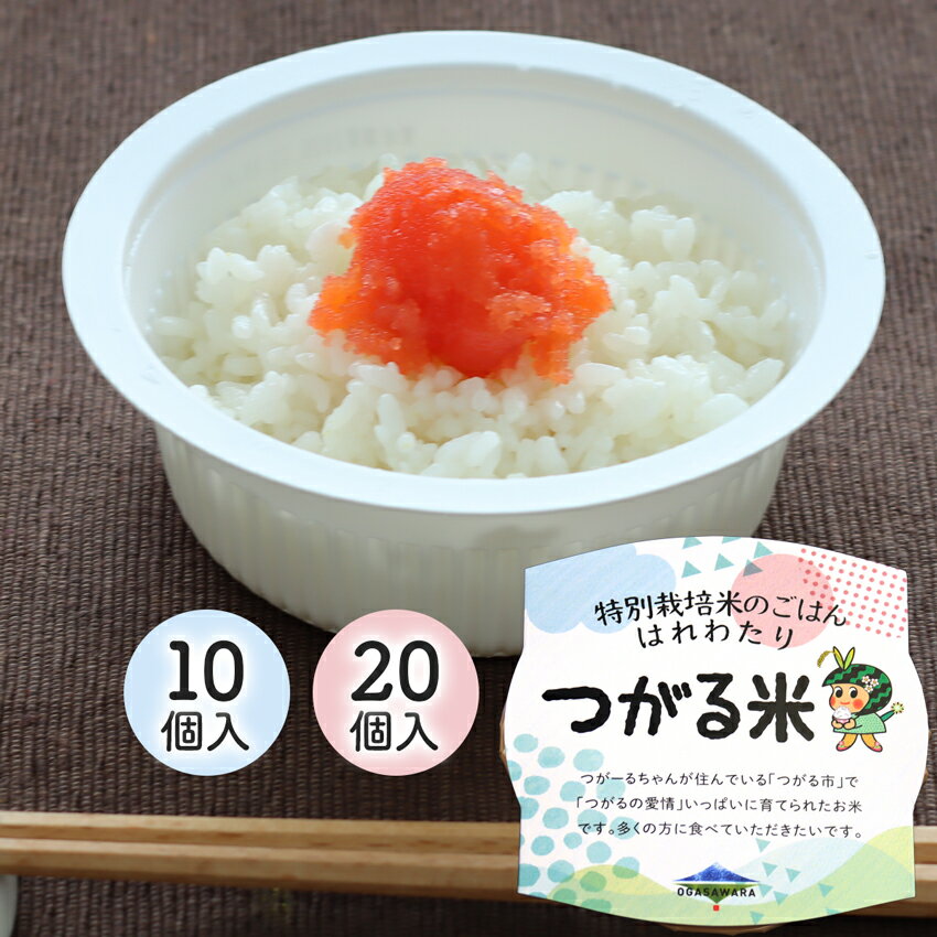 【ふるさと納税】特別栽培米のパックごはん はれわたり「つがる米」｜パックご飯 ごはん お米 白米 はれわたり 時短 キャンプ お手軽 青森県産米 特別栽培 防災 備蓄 [0790-0792]