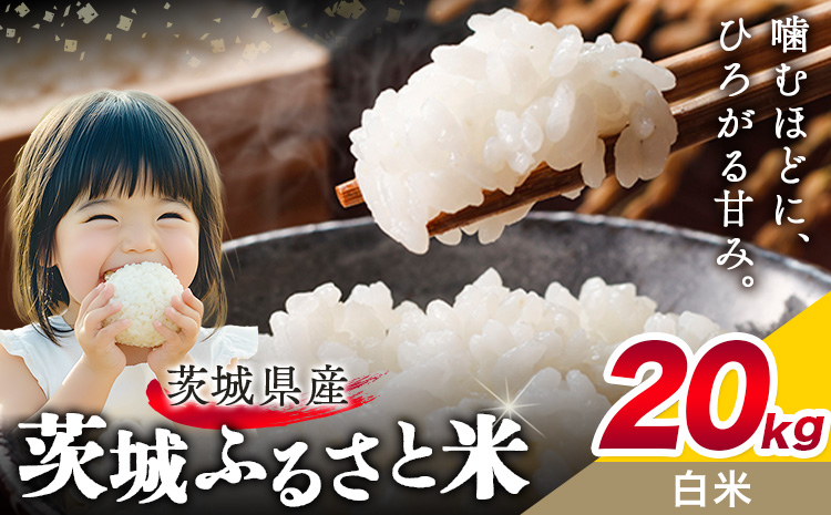 米 茨城 ふるさと米 白米 20kg 5kg×4袋《10月下旬-11月末頃出荷》茨城県 結城市 米 国産 お米 おこめ お弁当 おにぎり【茨城県共通返礼品】---yuki_local_76_20kg---