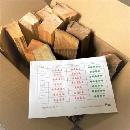 樹種別薪 7種お試しセット 2kg 北海道道東産 広葉樹  キャンプ_北海道産 道東産 広葉樹 木の皮 焚き付け 用 薪 焚き火 初心者 ソロキャンプ キャンプ 北海道 釧路町 釧路超 特産品 _【1