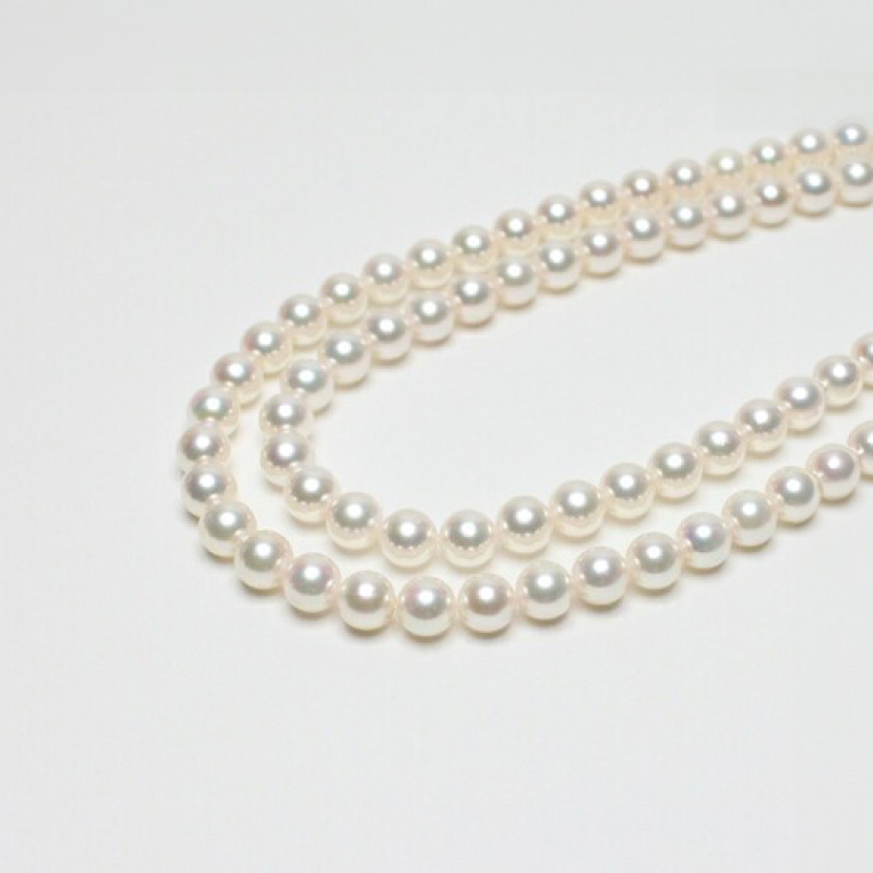 8-8.5ミリ　アコヤ真珠　ロングネックレス　「オペラ」／パール　真珠　南伊勢町　パールハヤシ　三重県　伊勢志摩