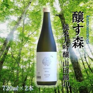 ゆきのまゆ (旧:醸す森)  純米大吟醸 山田錦40 生酒 720ml 2本セット |津南町 純米大吟醸