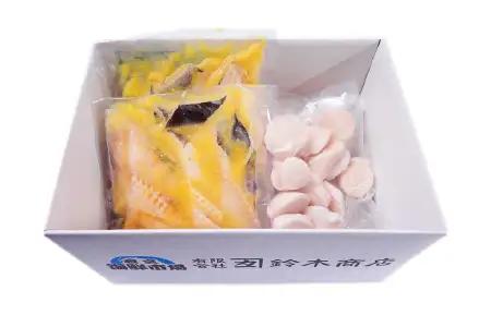 刺身用ほたて貝柱200g・銀だら西京漬け6切(3切×2P) A-14220