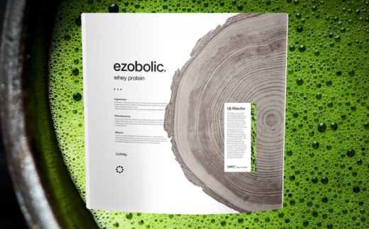 【宇治抹茶風味】 EZOBOLIC プロテイン 1kg 【 定期便 3回 】