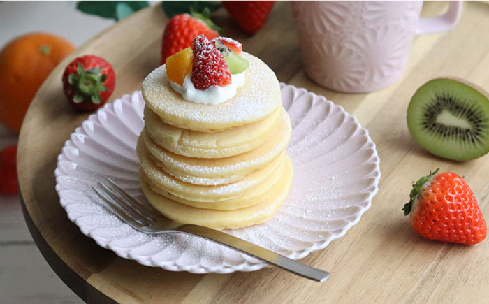 【波佐見焼】マリーゴールド プレート M ライトピンク 5枚セット ケーキ皿 取り皿【翔芳窯】 [FE127]