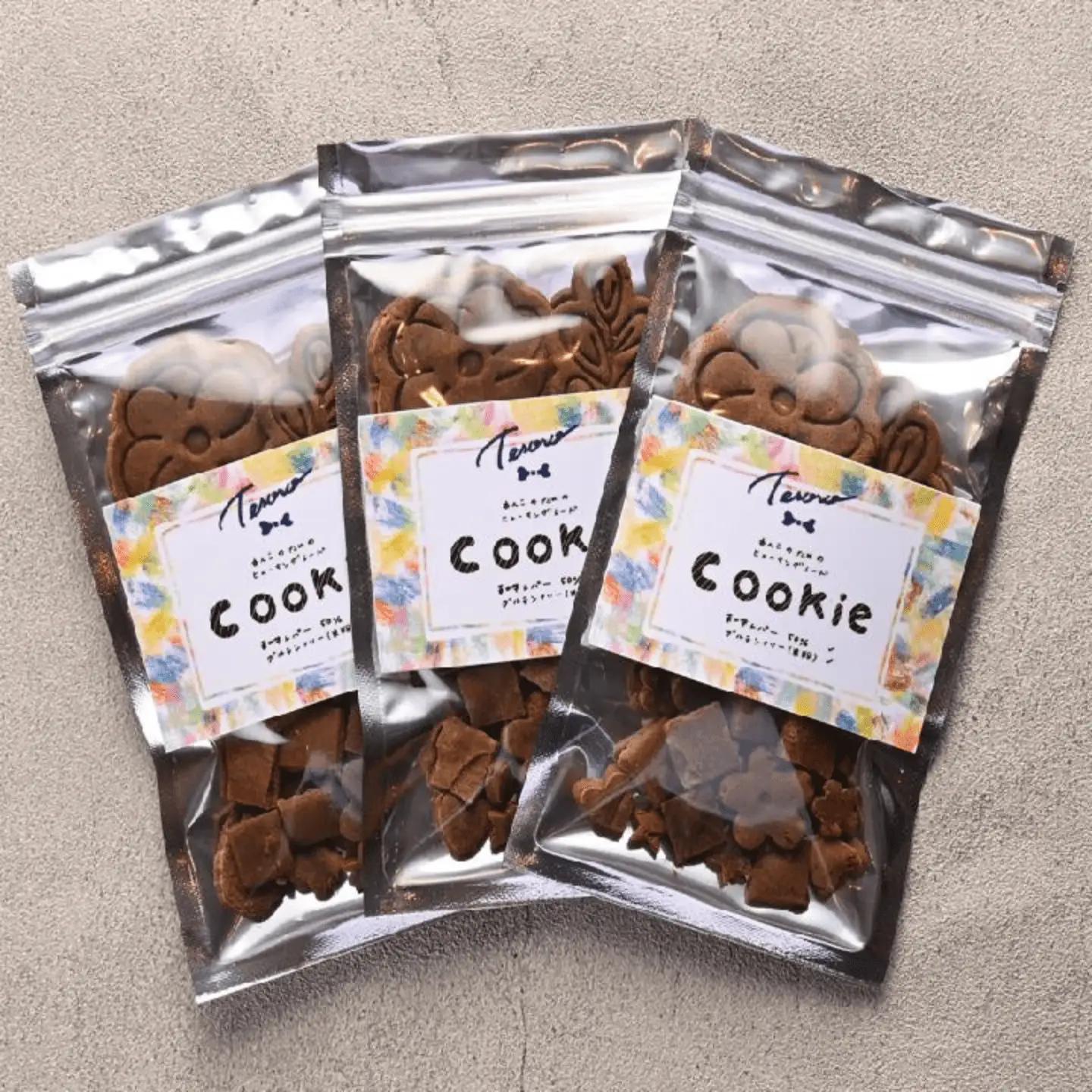 【Tesoro】わんこ用／和牛レバー米粉のクッキー　3袋入り　クッキー