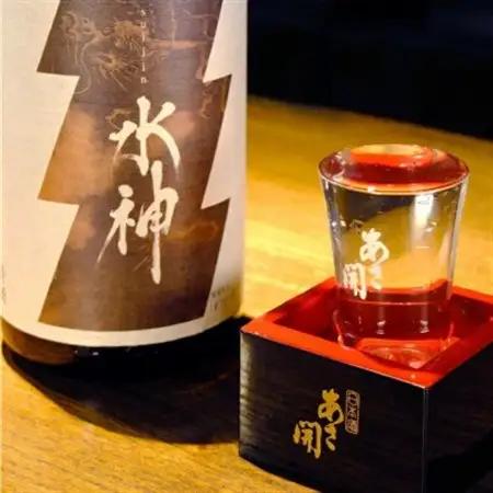 ★あさ開★純米大辛口水神　720ml×6本_酒・アルコール  日本酒 sake サケ_【1559981】