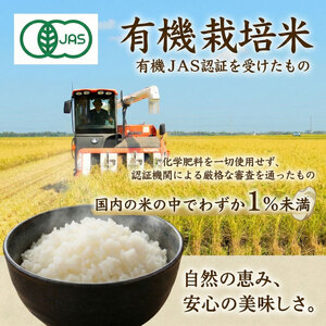 JAS認証 有機栽培コシヒカリ 玄米 5kg 合鴨農法 化学肥料なし 有機米 オーガニック JAS 有機栽培 新潟 米 コシヒカリ 新発田 米 させ農園 新潟県 新発田市 sase011