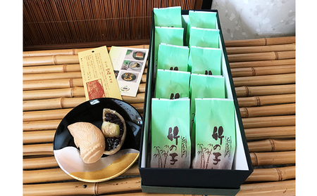 もなか 竹の子 甘露煮 丹波大納言 10個 もなか