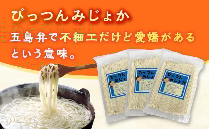 びっつんみじょか 五島手延うどん 300g×5袋 【ますだ製麺】