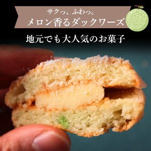 ~温泉育ちのメロンが香る~ メロンケーキ・ダックワーズセット　【 焼き菓子 】