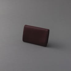 りんごレザー　【RingoLeather(R)】 CARD CASE 赤