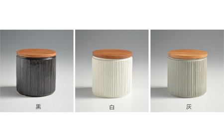 【美濃焼】SALIU しのぎキャニスターSA00 選べる2点セット【株式会社ロロ】キッチン雑貨 保存容器 シュガー ソルト コーヒー 調味料入れ 調味料ケース 保存容器 おしゃれ 木製 ナチュラル [