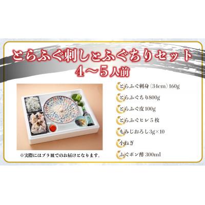 ふるさと納税 下関市 とらふぐ 刺身 と ふぐちり セット 4〜5人前 FL204 |  | 03