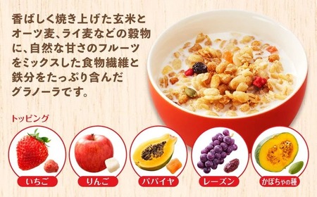 カルビー　フルグラ　700g×4個 | シリアル フルーツ グラノーラ 朝食 朝ごはん 健康 お米 置き換え 食物繊維 鉄分 ビタミン 減塩 栄養補助 非常食 常備食 保存食 人気 子供 おやつ 栃木