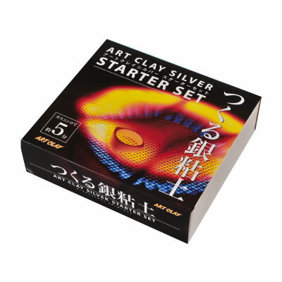 アートクレイシルバー スターターセット（粘土5g増量）　【雑貨・日用品・アクセサリーキット】