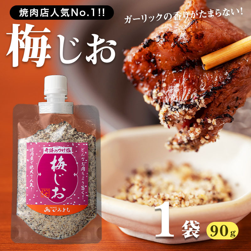 【スピード発送】焼き肉専門店 梅じお ガーリック スパイス 90g×1袋 お試し W118