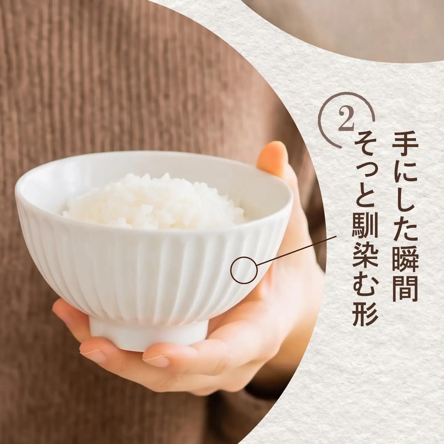 砥部焼 しのぎ茶碗小 白 / 砥部焼  お茶碗 茶碗 ご飯茶碗 白色 ホワイト 磁器 陶器 食器 シンプル レンジ 食洗機 ギフト プレゼント / 愛媛県砥部町/ STUDIO ECCO[BJBQ01
