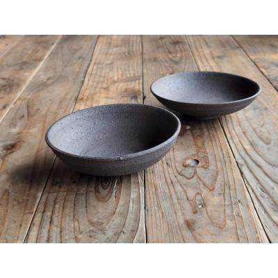 ふるさと納税 日置市 炭化焼成皿(二枚組) |  | 03