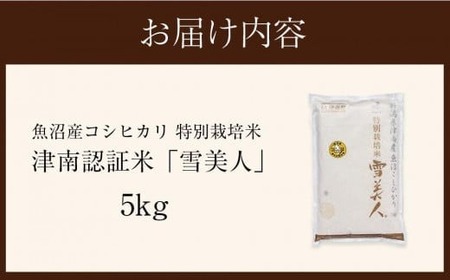 【令和7年産新米予約】 魚沼産コシヒカリ特別栽培米 「雪美人」（5kg）