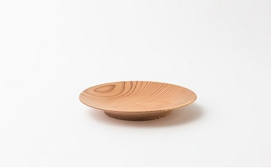 【FIL】小国杉プレート(中) SUGI PLATE MEDIUM　プレート 中 皿 割れない 木製 食器 ウッドプレート 浅い 丸 円形 杉 小国杉 受注生産 おしゃれ ギフト 贈答用 Foreque 熊本 阿蘇 南小国町 送料無料