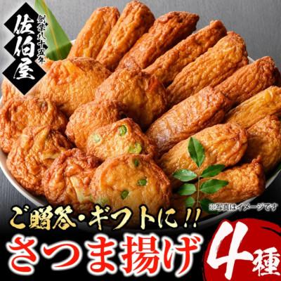 ふるさと納税 日置市 本場鹿児島県産!保存料・防腐剤無添加! さつま揚げ 詰合せ (4種・約650g)　No.312
