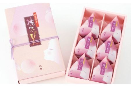 創作果実菓子「桃べっぴん」６個入り