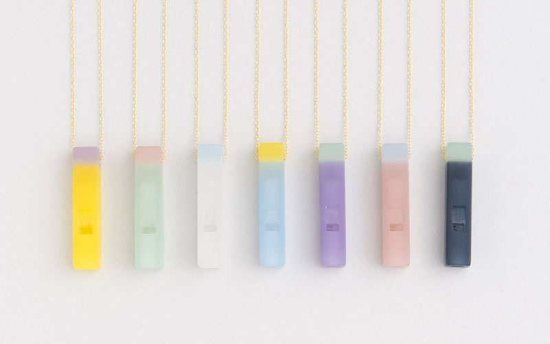 防災・防犯用 笛『effe（エッフェ）～candy～』ネイビー×ミント