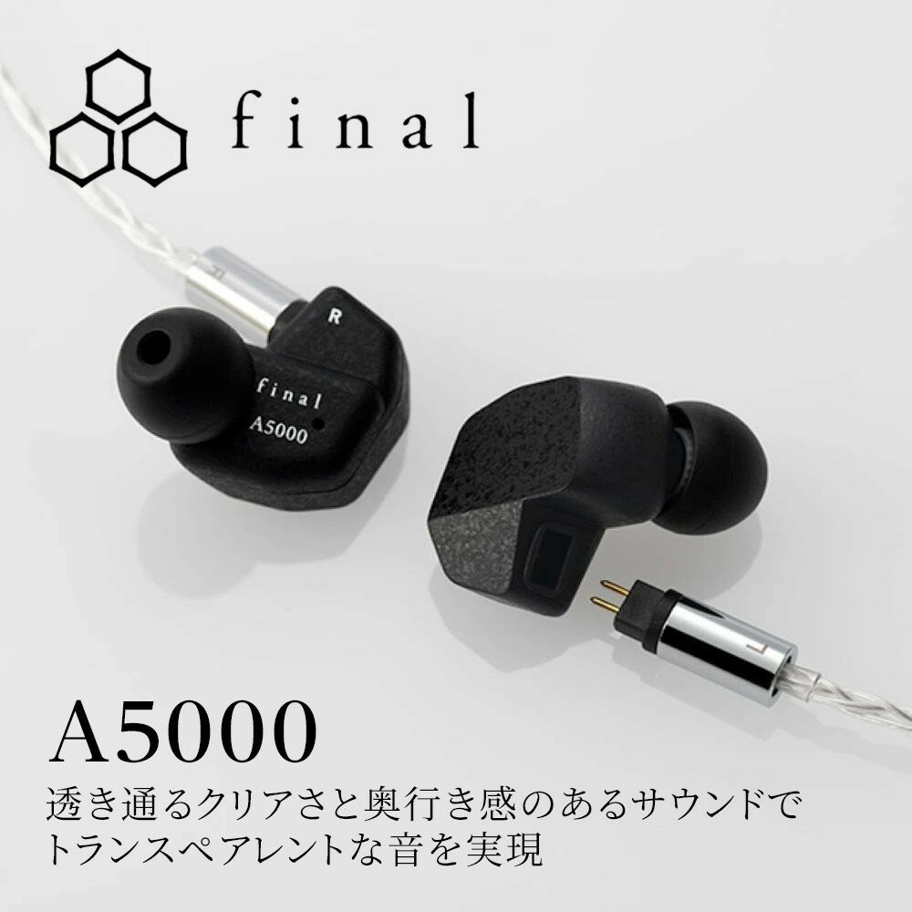 【ふるさと納税】final 有線イヤホン A5000 f-Core DU搭載 高音質 2PIN ソフトシルバーコートケーブル付属 | イヤーピース イヤーフック キャリケース イヤホン ファイナル オーディオブランド 人気 おすすめ 楽天ふるさと納税 神奈川県川崎市