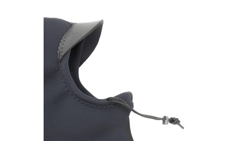 サーフィン フード 1mm ブラックジャージ ダブサーフィングウェットスーツ キャップ つば付き メッシュ ストレッチ素材 軽量 動きやすい 寒冷地 防寒 ブラック 黒 平塚市 神奈川県 L (58-